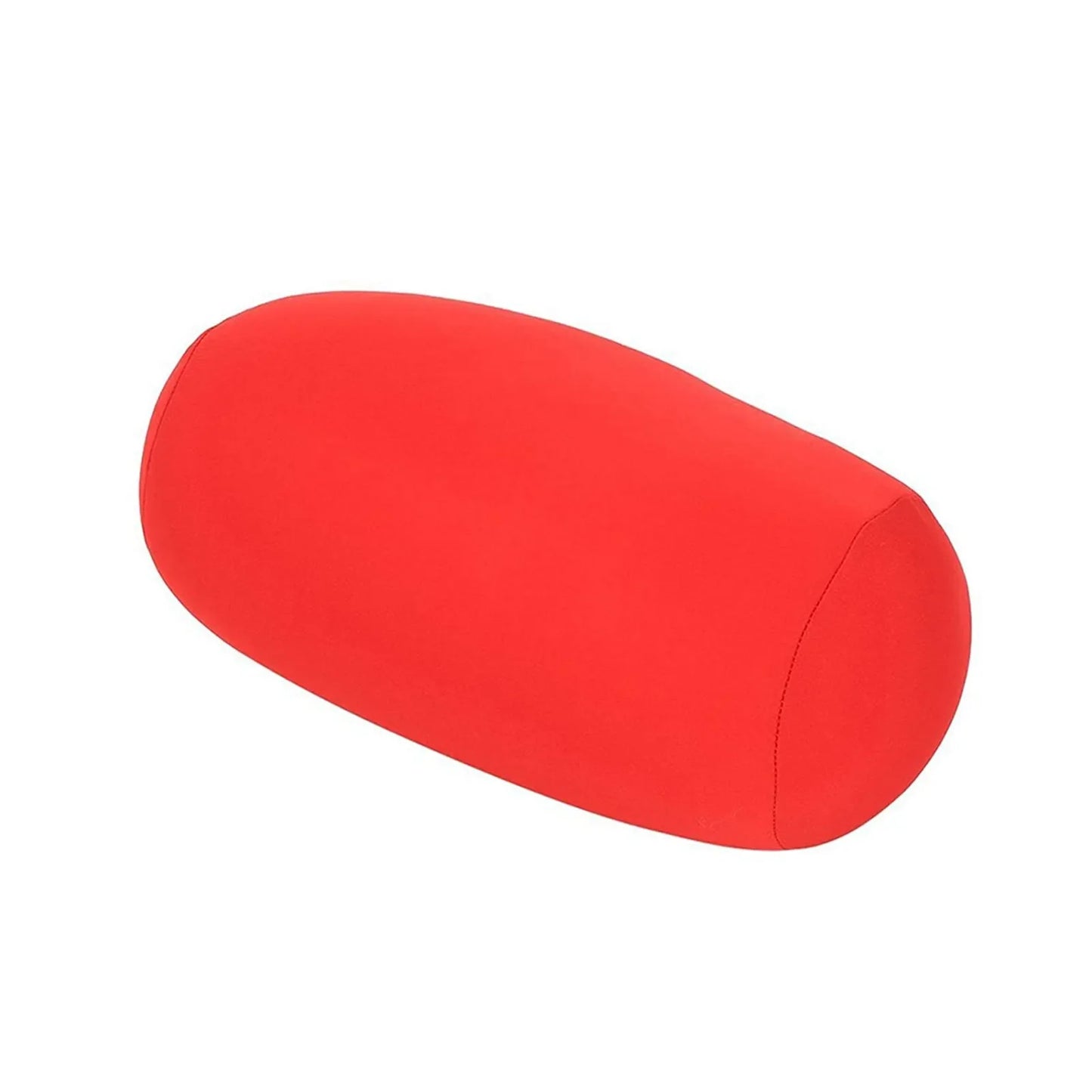 Solid Color Cylindrical Neck Pillow – Washable Round Cushion for Bedroom, Seat, Headrest & Travel Support