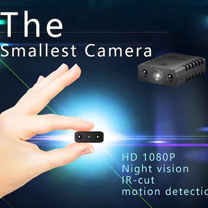 1080P HD Mini WiFi Security Camera - Smart Indoor Wireless IP Camera with Voice App Monitoring & Anti-Theft Protection