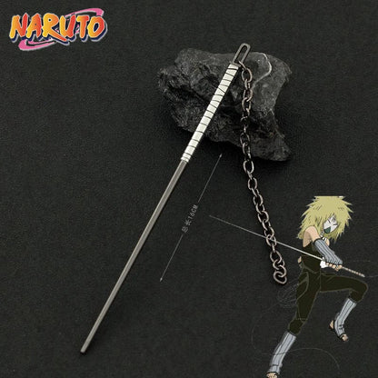 Anime Naruto Weapon Keychain Set – Metal Models of Asuma, Zabuza Sword, Kisame, Hidan, Minato Kunai & Flying Thunder God Cosplay Toys for Boys