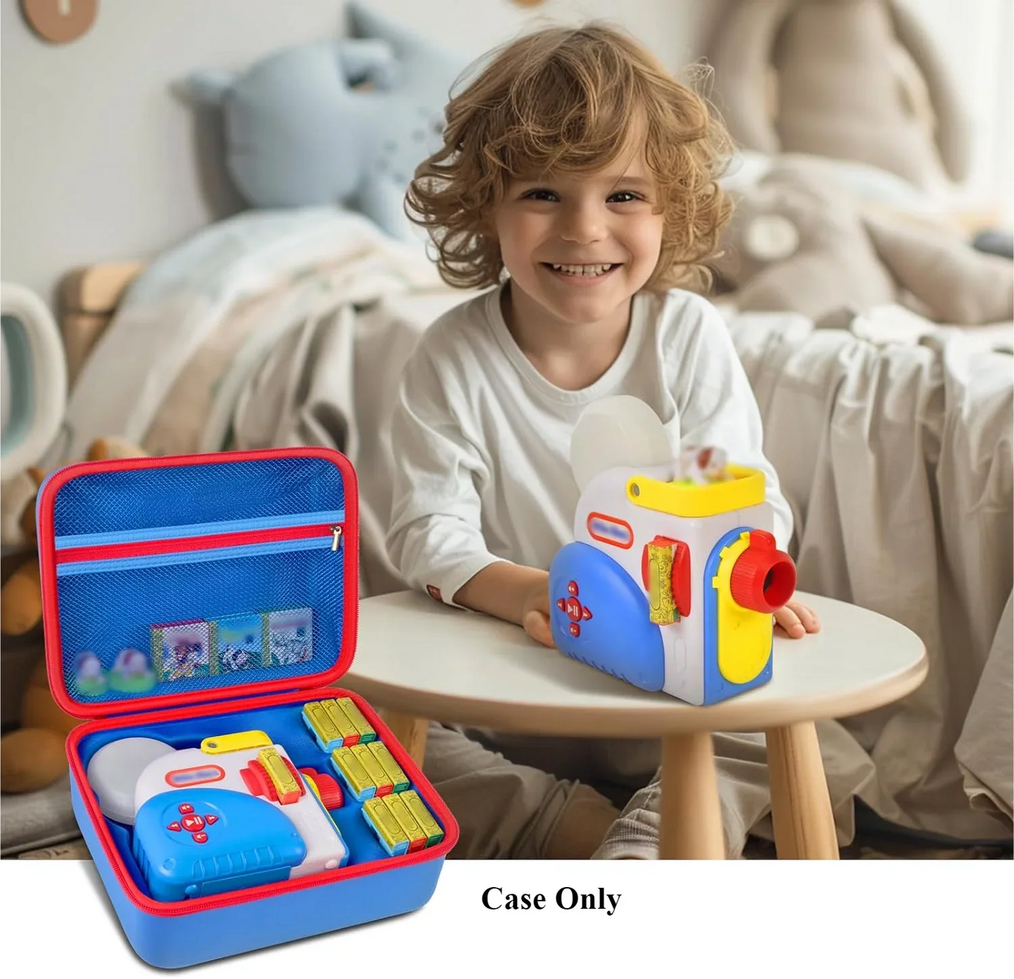Protective Storage Case for Little Tikes Story Dream Machine Books Starter Set — Kids Toy Organizer