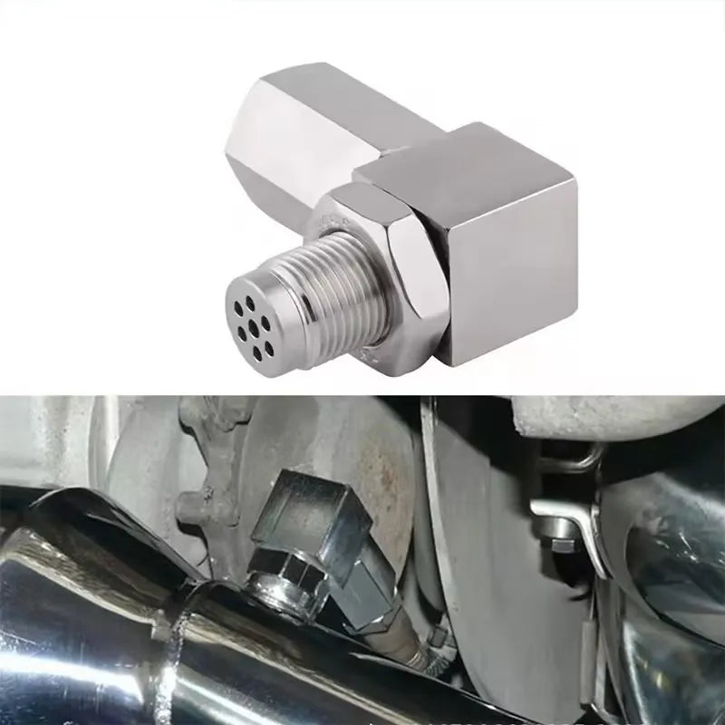 New 90 Degree Oxygen Sensor Extender – Mini Catalyst Lambda O2 Adapter, M18*1.5 Universal CEL Fix