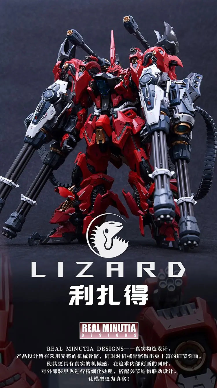 1/100 In Era Lizard RMD Mech Robot Model – Assembly Action Figure, Realistic Design, Collectible Toy for Birthday Gift & Decor