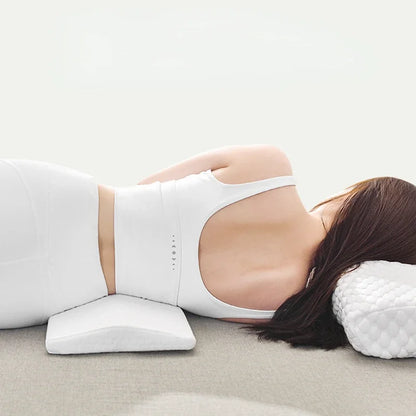 Memory Foam Lumbar Pillow for Pregnant Women — Orthopedic Triangle Waist & Back Support Cushion with Slow-Rebound Comfort and Pain Relief