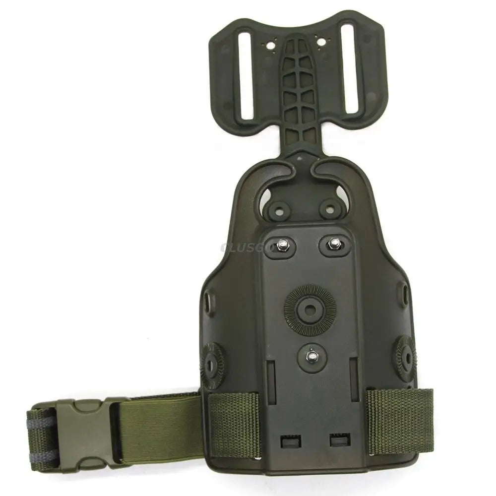 Outdoor Tactical Thigh Drop Leg Holster - Compatible with Glock 17, Beretta M9, Colt 1911, PX4 Storm for Hunting