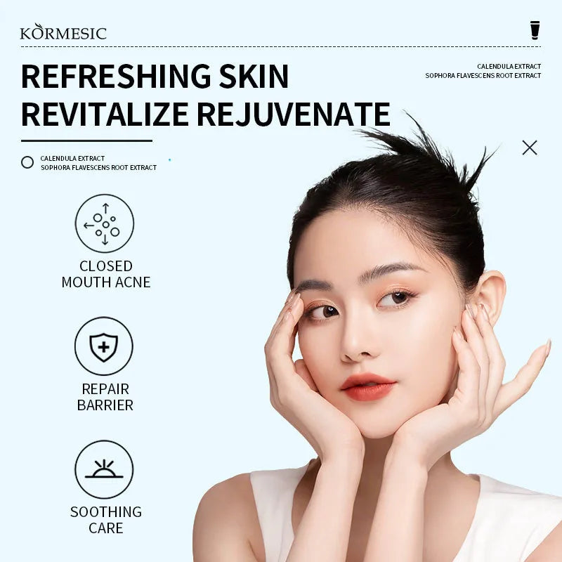 Effective Acne Removal Cream – Anti-Acne Gel for Redness, Pimples, Deep Pore Cleaning & Oil Control Skin Care