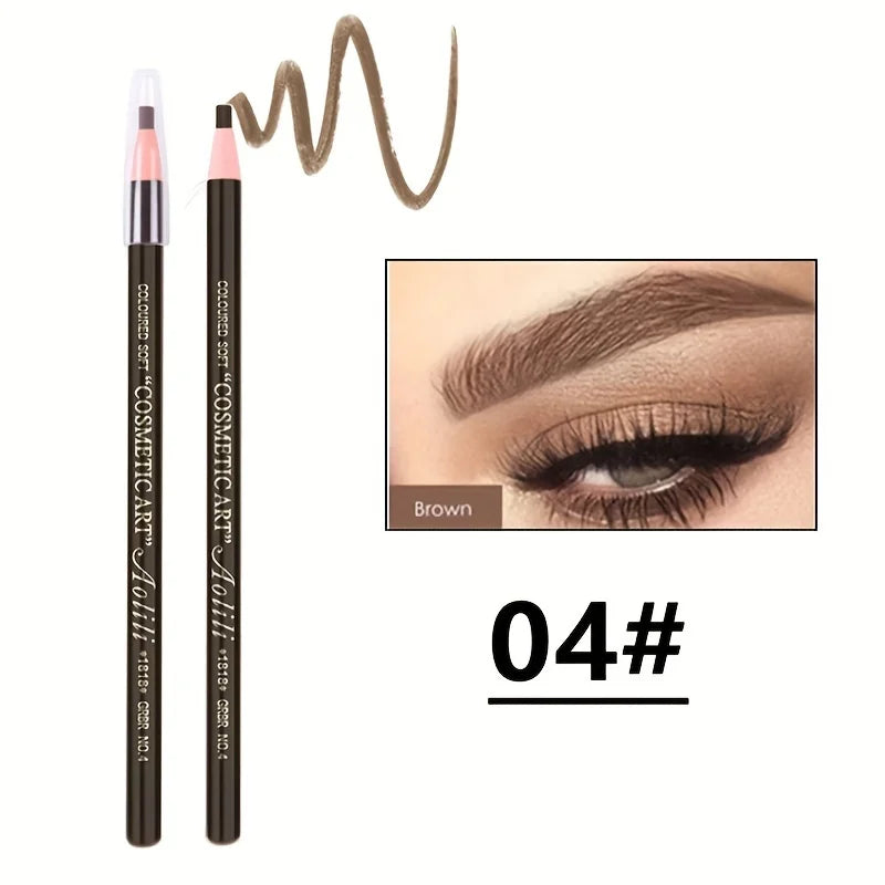 Tear-Off Pull Line Eyebrow Pencil – No Sharpening, Natural Color, Sweat & Smudge Proof Eyebrow Pencil