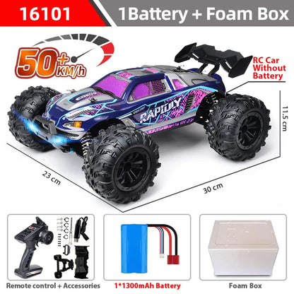 1:14 95KM/H Brushless RC Car – Professional 4WD Electric High-Speed Off-Road Drift Toy for Kids, VS WLtoys 144010