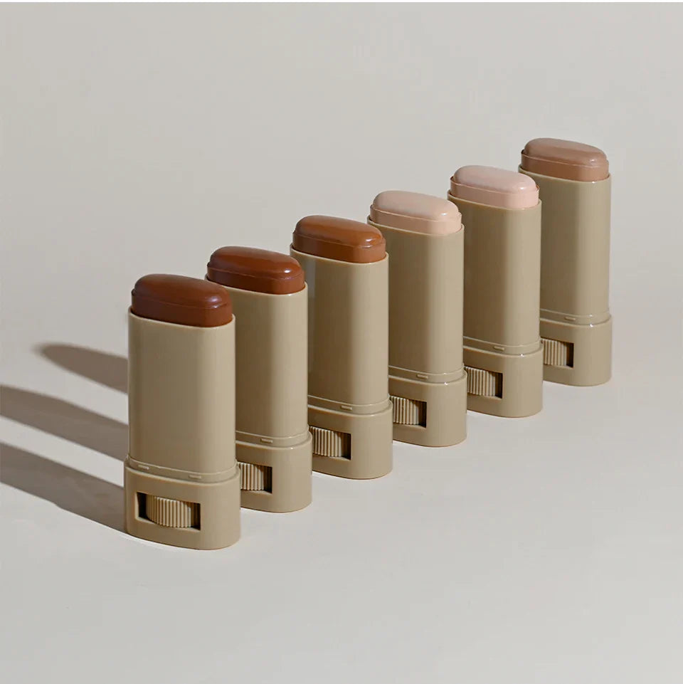 Waterproof Skin Tint Stick – Nourishing Tinted Foundation & Contour Balm for Face Makeup