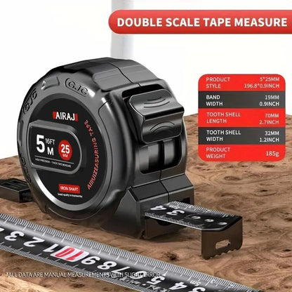 High-Precision Measuring Tools — 3/5/7.5M Waterproof & Anti-Corrosion Tape Measure for Woodworking & Household Use