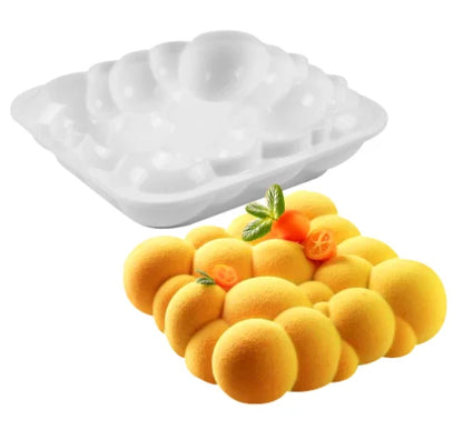 3D Fruit Shape Silicone Cake Mold — French Dessert Baking Tools for Brownies, Mousse & Pastry Decoration