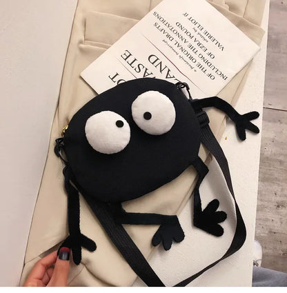 Personalized Canvas Small Shoulder Bag – Trendy Korean Style Crossbody Bag for Young Women Students