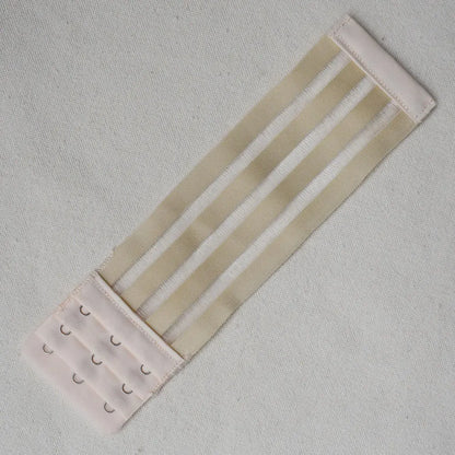15cm/20cm Bra Extension Straps for Women – Elastic Adjustable Extenders with 3 or 4 Buckles & Hook Clips