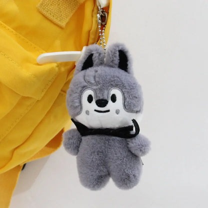 Kpop SKZOO Plush Keychain – Cute Dog Pendant Toy for Kids, Backpack Hanging, Birthday Gift