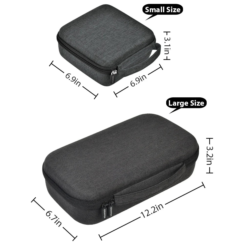 Travel Sunglasses Organizer Case for Quay Polarized Sunglasses – Men & Women Trendy Sunglass Storage Holder (Bag Only)