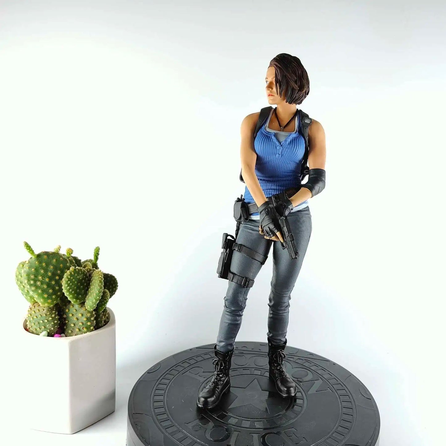 VALENTINE Jill & Leon Scott Kennedy 30cm Action Figure – Biohazard Evil Statue Collectible Toy