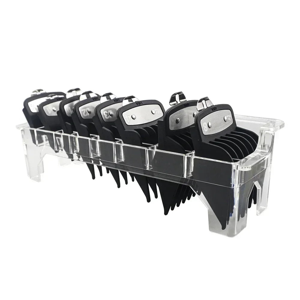 8/10PC Universal Hair Clipper Guard Set – Professional Limit Guide Combs for Wahl Trimmers & Barber Accessories