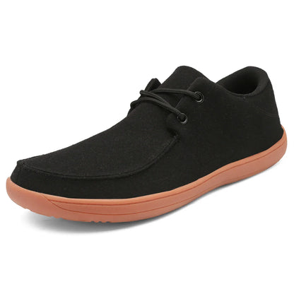 High-Quality Wide Barefoot Non-Slip Casual Walking Shoes – Comfortable Classic Fashion Men’s Sneakers, Plus Size 46