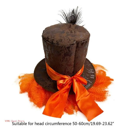 Cosplay Mad Hatter Top Hat – Adult & Teen Costume Hat for Carnival and Party Dress-Up