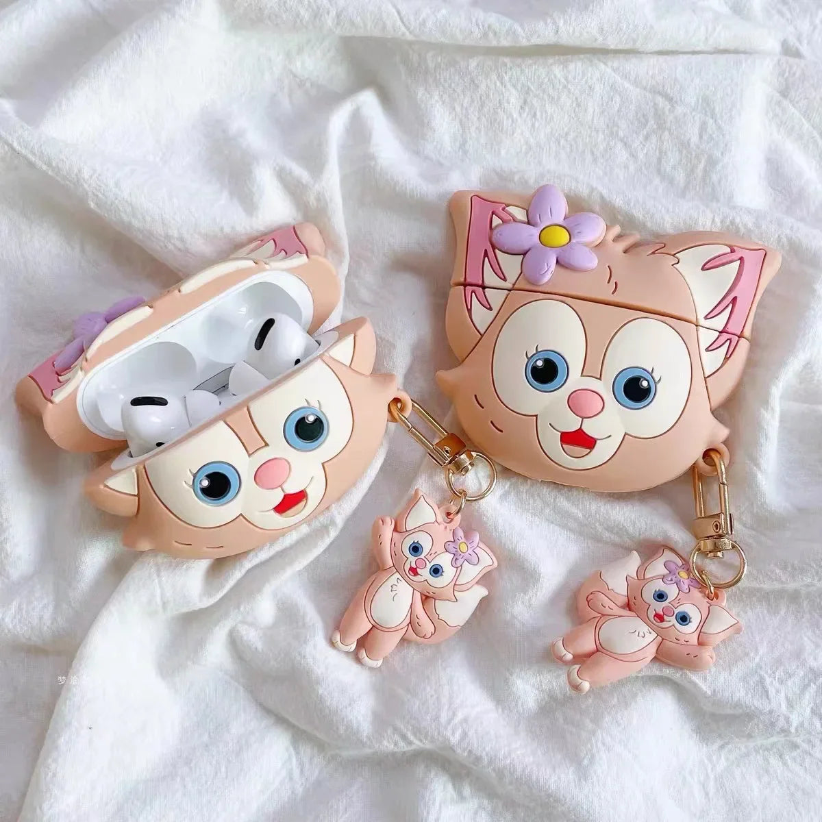 3D Cartoon Silicone Case for AirPods 1/2/3 & Pro 2 — Protective Wireless Earphone Charging Cover