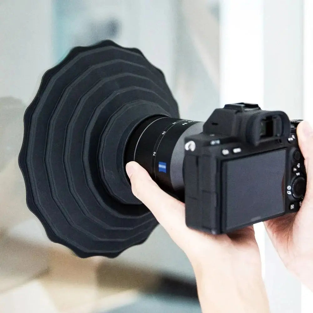 Silicone Foldable Reversible Lens Hood – Anti-Reflective Camera Shade for 53mm–72mm & 73mm–88mm Lenses