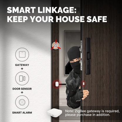 MOES Tuya ZigBee Smart Window & Door Sensor – Security Alarm System, Smart Life App Remote Control