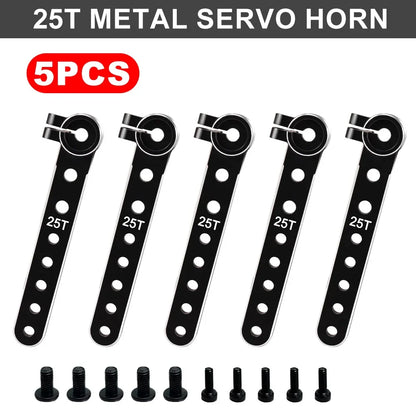 9IMOD 25T Servo Horn - 59mm Metal 25 Tooth Steering Arm Rocker for RC Fixed Wing Aircraft Parts