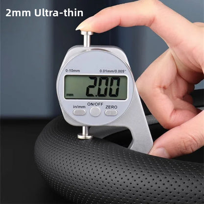 Ultra-Thin Universal Car Steering Wheel Cover — 37-38cm Breathable Wrap Accessory
