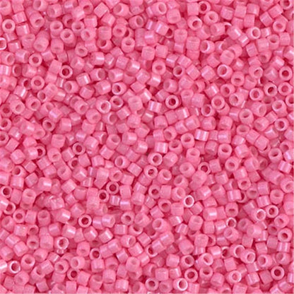 Miyuki Delica 11/0 Seed Beads - Glazed Luster Glass Beads for DIY Jewelry Making