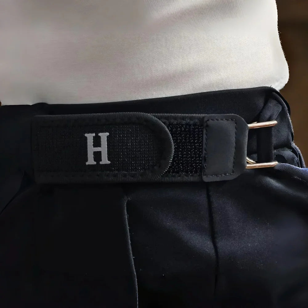 Adjustable Elastic Buckleless Waist Belt with Velcro Hook – Casual Stretch Belt for Men, Comfortable Gift Accessory