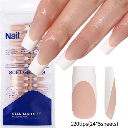 576PCS Colorful Press-On Fake Nails Set – Black & Red Oval/Square Short Full Cover Nail Tips for Salon-Style Nail Art