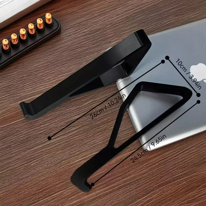 Adjustable Ergonomic Laptop Stand – Portable Height & Tilt Support for MacBook & PC, Minimalist Design