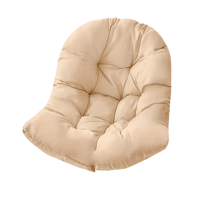 Luxury Hanging Chair Cushion - Thickened Ergonomic Polyester Seat Pad for Indoor & Outdoor Comfort