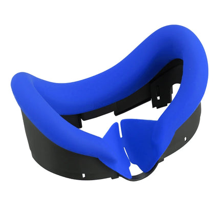 Silicone VR Face Mask for Meta Quest 3 — Sweatproof, Lightproof Facial Interface Cushion, VR Accessories