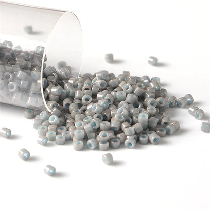 Miyuki Delica 11/0 Seed Beads - Glazed Luster Glass Beads for DIY Jewelry Making