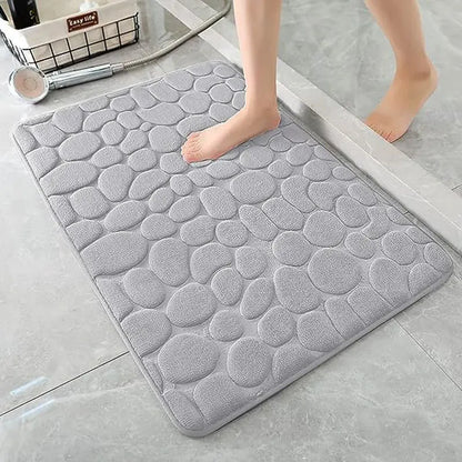 Super Absorbent Bath Mat - Slip-Resistant Anti-Slip Bathroom Rug for Bathtub, Toilet, and Entrance