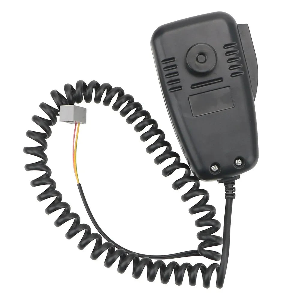 100W Car Warning Alarm System - 12V Emergency Amplifier with Police Siren, Air Horn, Megaphone, and Loud Car Horn for PA System