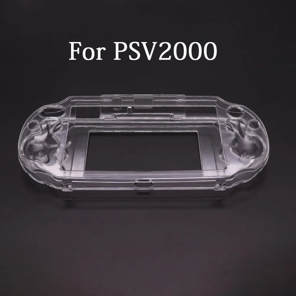 Clear Crystal Hard Shell Case for PS Vita & PSP | Transparent Protective Cover for PSV 1000/2000/3000