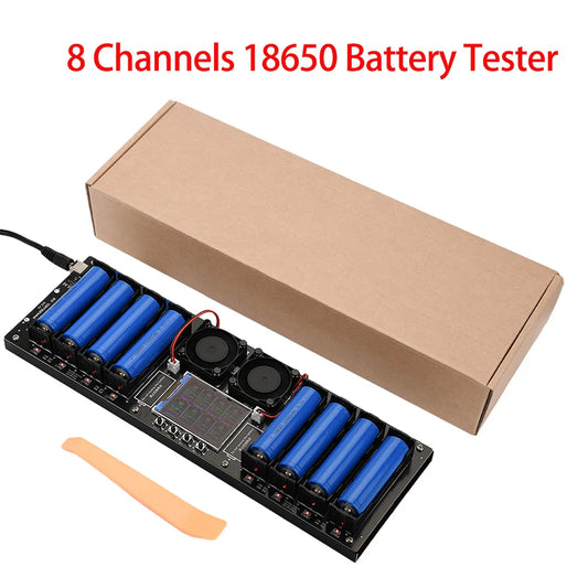 18650 Lithium Battery Capacity Tester – Digital DC Power Detector with 2.4-inch Color Screen, 5V 10A Automatic Measurement