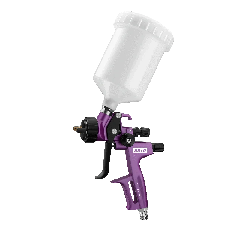 SUTU 1.3mm Nozzle Paint Spray Gun for Car & Furniture — High Atomization Air Paint Repair Airbrush Tool
