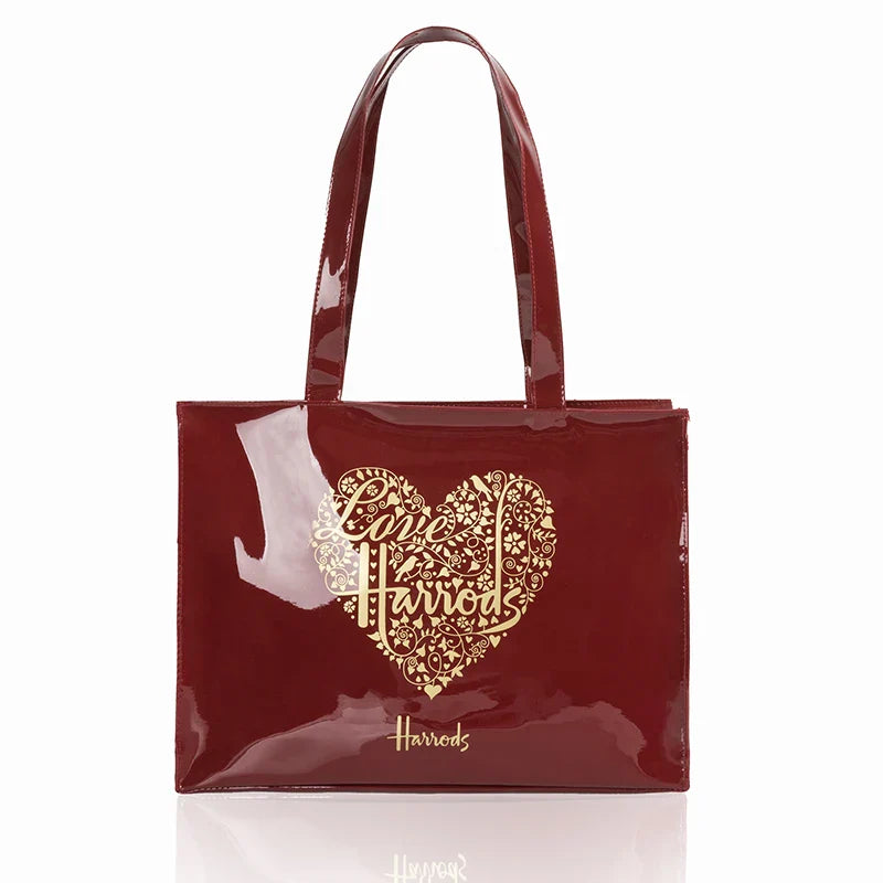 Simple Stylish PVC Reusable Shopping Bag – Luxury Eco-Friendly Waterproof Tote for Summer Beach