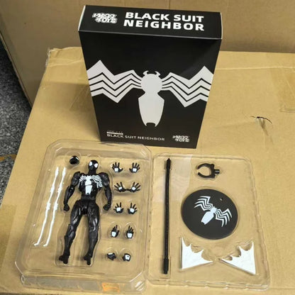 2025 Black Symbiote Spider-Man Action Figure – Venom Battle Suit Movable Collectible Model Gift