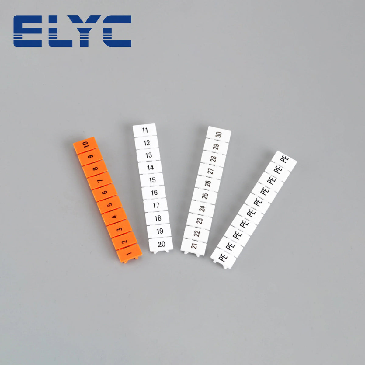 100Pcs ZB6 UK DIN Rail Terminal Block Marker Strips – Blank Zack Label Accessories for UK2.5B UK5N PT4 ST4 UKK UKKB5 DIKD1.5