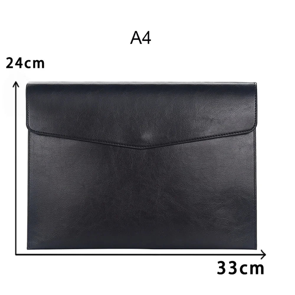 Leather Document Organizer – File Folder, Passport & Card Holder, School & Contract File Bag