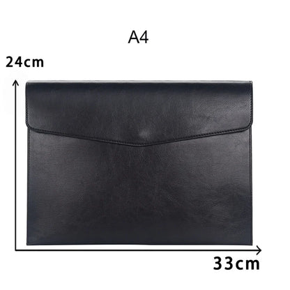 Leather Document Organizer – File Folder, Passport & Card Holder, School & Contract File Bag