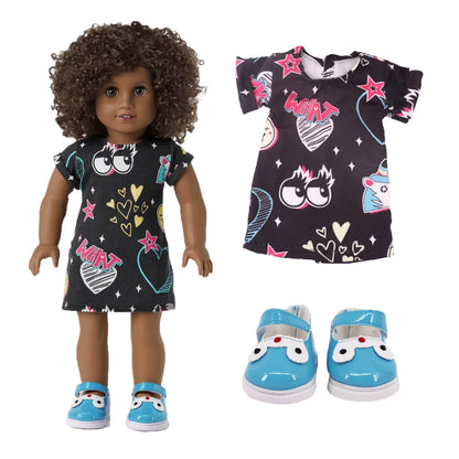 Official Doll Clothes & Accessories – Matching Style Outfits for 18-Inch American & 43cm Reborn Baby Dolls, Our Generation Girl Toys Gift