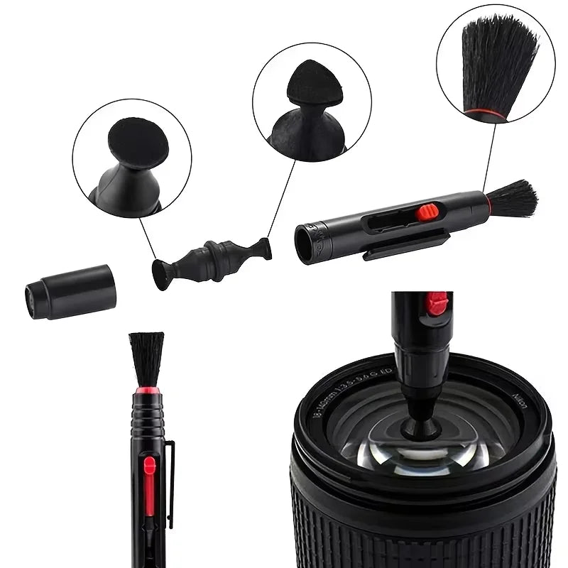 SLR Digital & Mirrorless Camera Cleaning Kit — Includes Air Blower, Lens Cloth for Canon, Nikon, Laptop, Keyboard