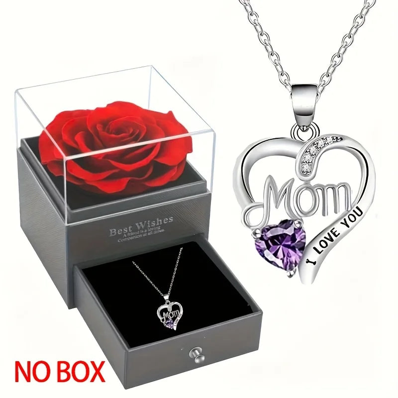 Heart Pendant Necklace - Elegant Hollow Design Jewelry Gift for Mother’s Day, Best Friends & Special Occasions