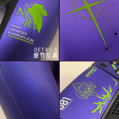 Purple Metallic PS5 Controller Shell Faceplate – DualSense Replacement Cover with Touchpad (BDM-010 to 050)