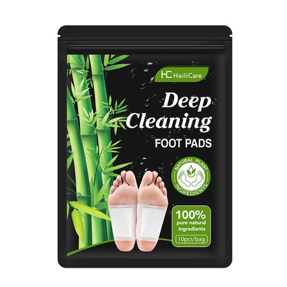 10PCS Herbal Detox Foot Patches – Stress Relief & Deep Sleep Aid | Natural Foot Care & Body Cleanse
