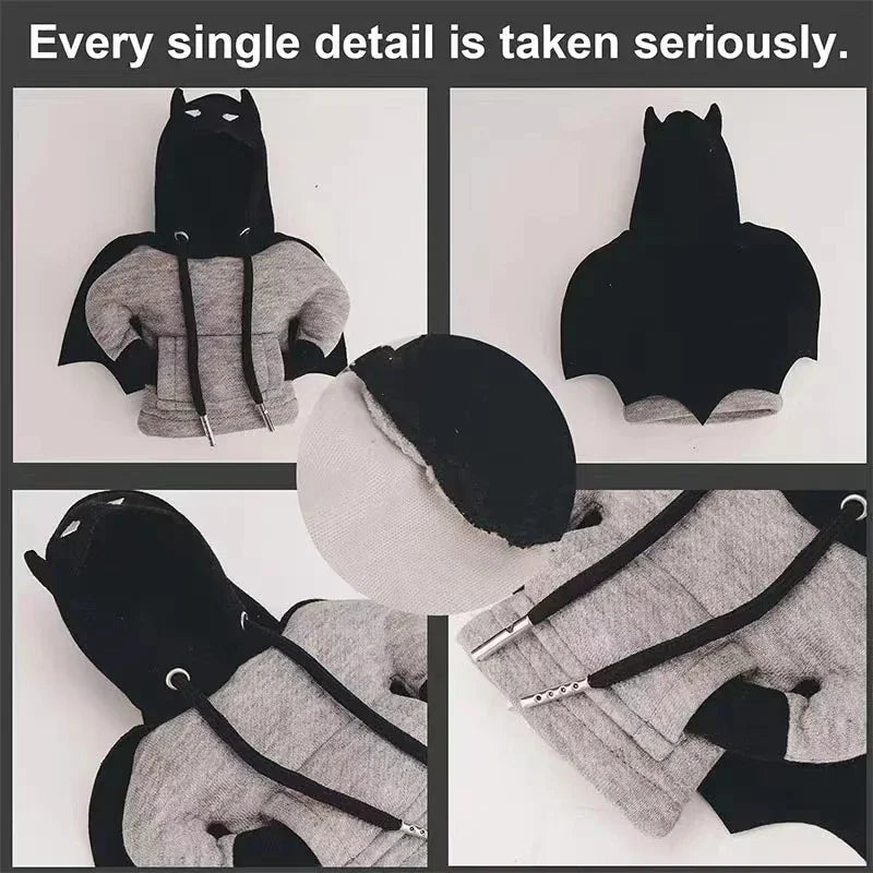 2024 Bat Shift Lever Hoodie – Car Gearshift Cover Sweatshirt with Gear Knob Design
